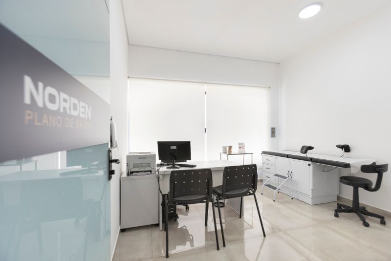 Consultório de especialidades médicas no Centro Clínico Norden em Pirassununga
